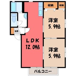 グレース 思川の物件間取画像